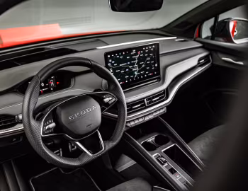 Intérieur Škoda Enyaq Tour de France Lead Vehicle '2025