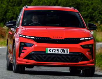 Škoda Enyaq vRS [UK-spec] '2025–pr.