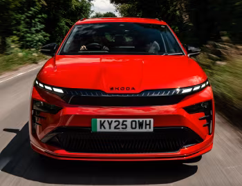Škoda Enyaq vRS [UK-spec] '2025–pr.