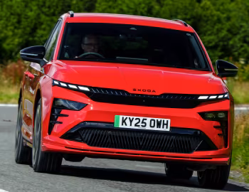 Škoda Enyaq vRS [UK-spec] '2025–pr.