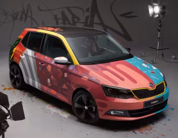 Škoda Fabia Street Art (NJ) '01.2015