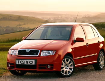 Škoda Fabia vRS [UK-spec] (6Y) '2004–07