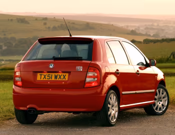 Škoda Fabia vRS [UK-spec] (6Y) '2004–07