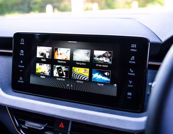 Interior Škoda Kamiq SEL [UK-spec] '2024–pr.