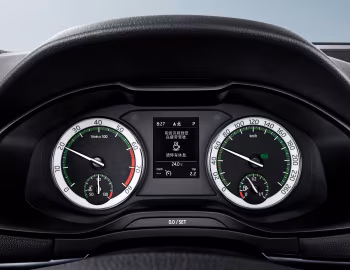 Комбінація приладів Škoda Karoq [China] '2018–21