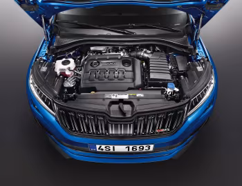 Sob o capô Škoda Kodiaq RS [Worldwide] '2019–21