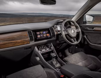 Interior Škoda Kodiaq Scout [UK-spec] '2017–21