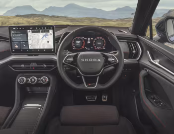 Painel frontal Škoda Kodiaq vRS [UK-spec] '2025–pr.