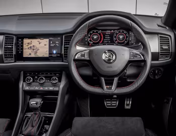Painel frontal Škoda Kodiaq vRS [UK-spec] '2019–21