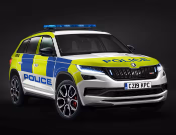 Škoda Kodiaq vRS Police [UK-spec] '2019–21
