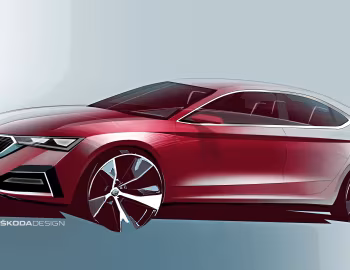 Esboço (sketch) Škoda Octavia '2020–24