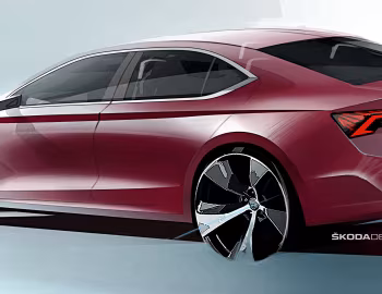 Esboço (sketch) Škoda Octavia '2020–24