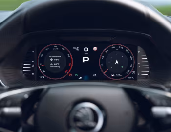 Painel Škoda Octavia Estate vRS [UK-spec] '2024–pr.