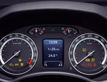Комбінація приладів Škoda Octavia RS [Worldwide] (1Z) '2004–08