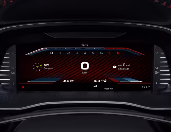 Painel Škoda Octavia RS [Worldwide] '2020–24