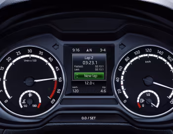 Комбінація приладів Škoda Octavia RS 230 [Worldwide] (5E) '2015–16