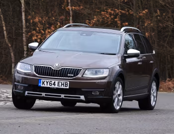 Škoda Octavia Scout [UK-spec] (5E) '2014–17
