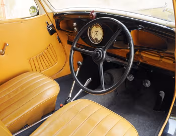 Painel frontal Škoda Popular Sport "Monte Carlo" '1936