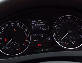 Комбінація приладів Škoda Rapid Spaceback [UK-spec] '2013–17