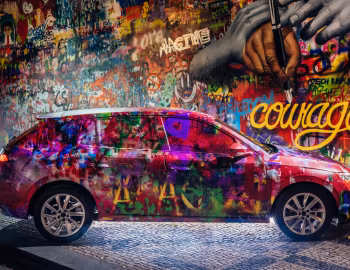Škoda Scala Art Car by Chemis '2018