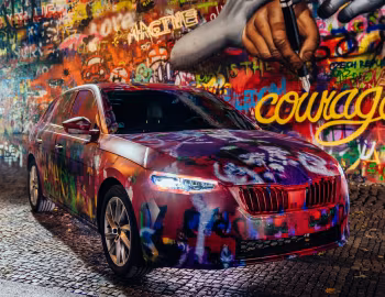 Škoda Scala Art Car by Chemis '2018