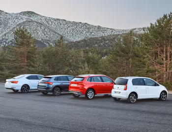 Škoda Citigo, Škoda Superb, Škoda Kamiq, Škoda Scala