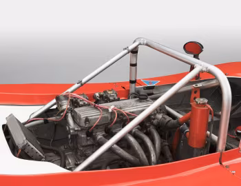 Sob o capô Škoda Spider B5 (Type 728 S) '1973