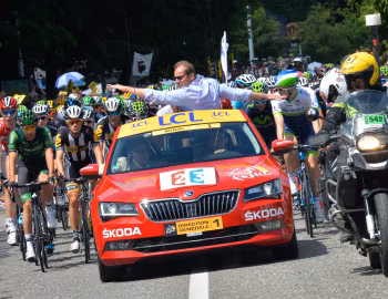 Škoda Superb "Red Car" in Tour de France '2015