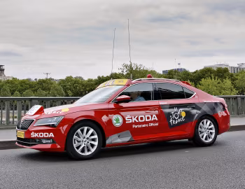 Škoda Superb "Red Car" in Tour de France '2015