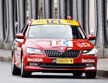 Škoda Superb "Red Car" in Tour de France '2015