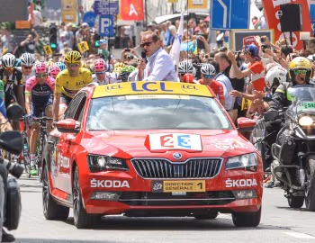 Škoda Superb "Red Car" in Tour de France '2015