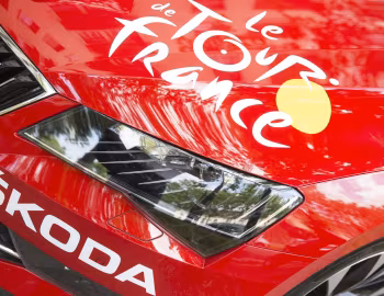 Škoda Superb "Red Car" in Tour de France '2015