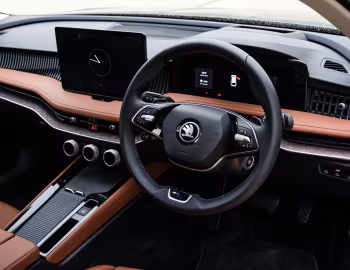 Interior Škoda Superb Estate iV [UK-spec] '2024–pr.