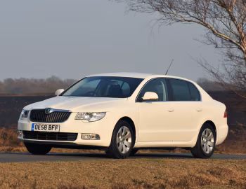 Škoda Superb GreenLine [UK-spec] '2009–13