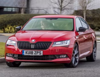 Škoda Superb SportLine [UK-spec] '2016–19