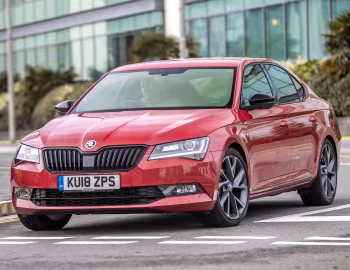 Škoda Superb SportLine [UK-spec] '2016–19