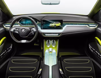 Painel frontal Škoda Vision X '03.2018