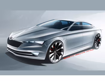 Скетч Škoda VisionC Concept '2014