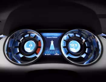 Комбінація приладів Škoda VisionD Concept '03.2011