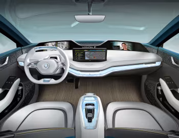 Painel frontal Škoda VisionE Concept '04.2017