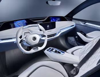 Інтер'єр Škoda VisionE Concept '04.2017