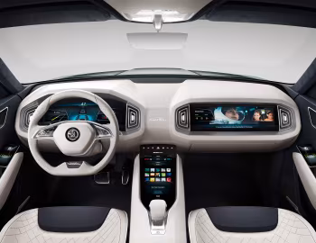 Передня панель Škoda VisionS Concept '03.2016