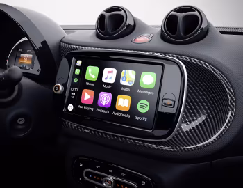 Интерьер smart EQ fortwo "edition bluedawn" (C453) '2021