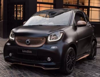 smart fortwo BRABUS "Disturbing London" coupé [UK-spec] (C453) '2017
