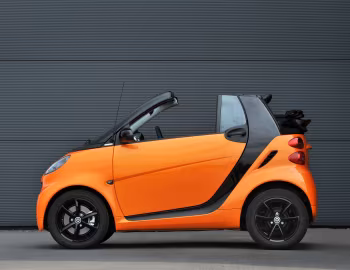 smart fortwo "edition nightorange" cabrio [UK-spec] (A451) '2011