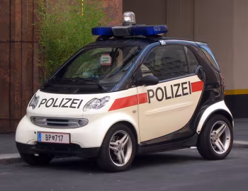 smart city coupé Polizei FuStW [Austria] '2002–04