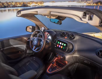 Интерьер smart EQ fortwo prime cabrio [Worldwide] (A453) '2020–24