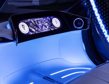 Интерьер smart vision EQ fortwo '09.2017