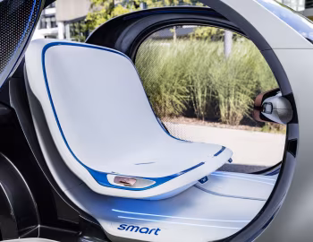 Интерьер smart vision EQ fortwo '09.2017