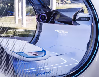 Интерьер smart vision EQ fortwo '09.2017